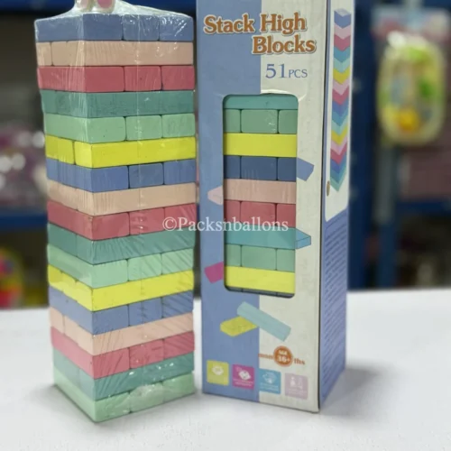 Rainbow Jenga
