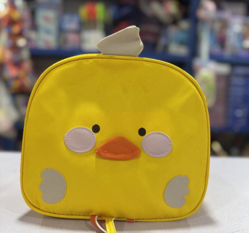 Yellow back pack --duck design