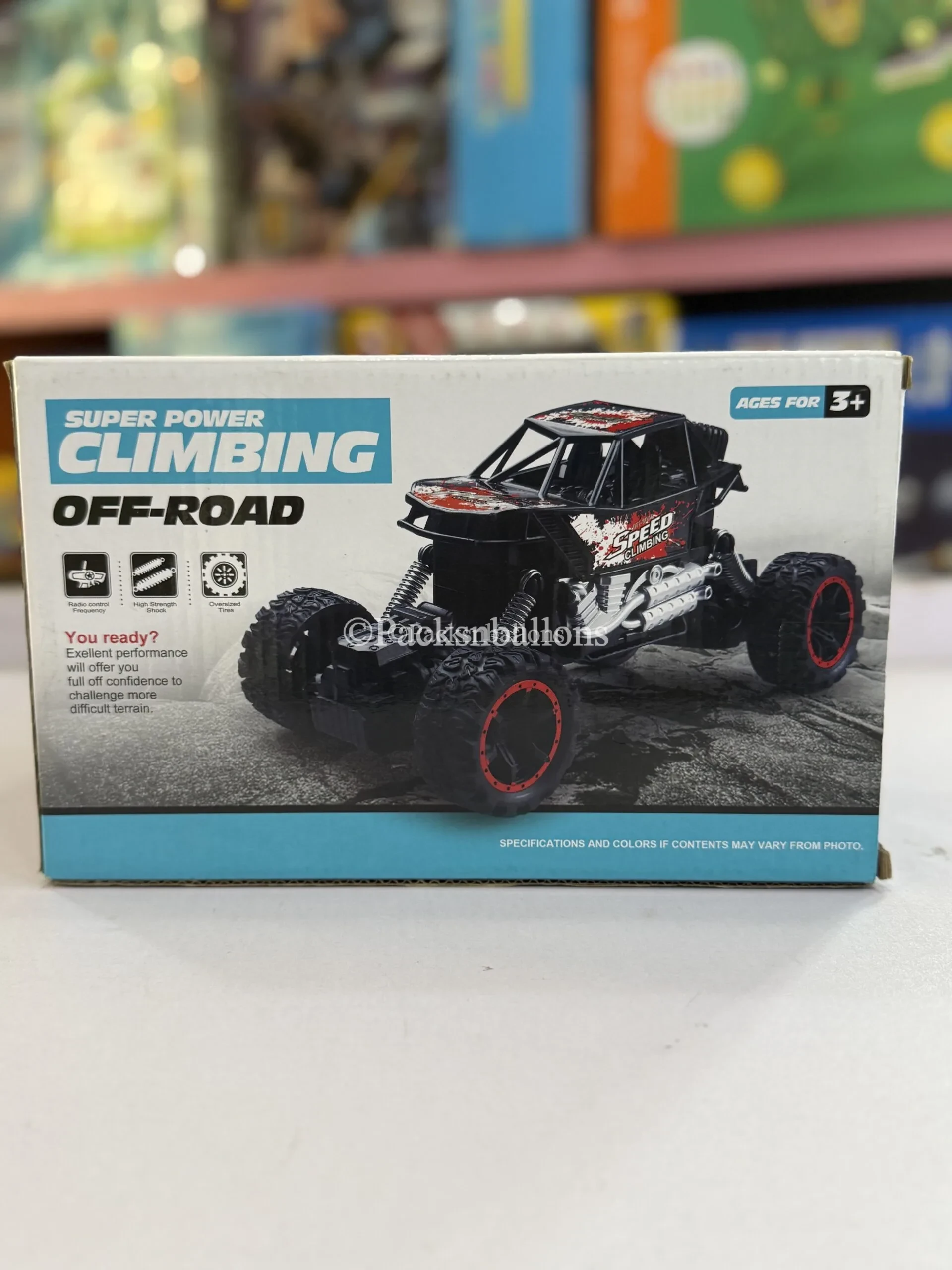 climbing off road