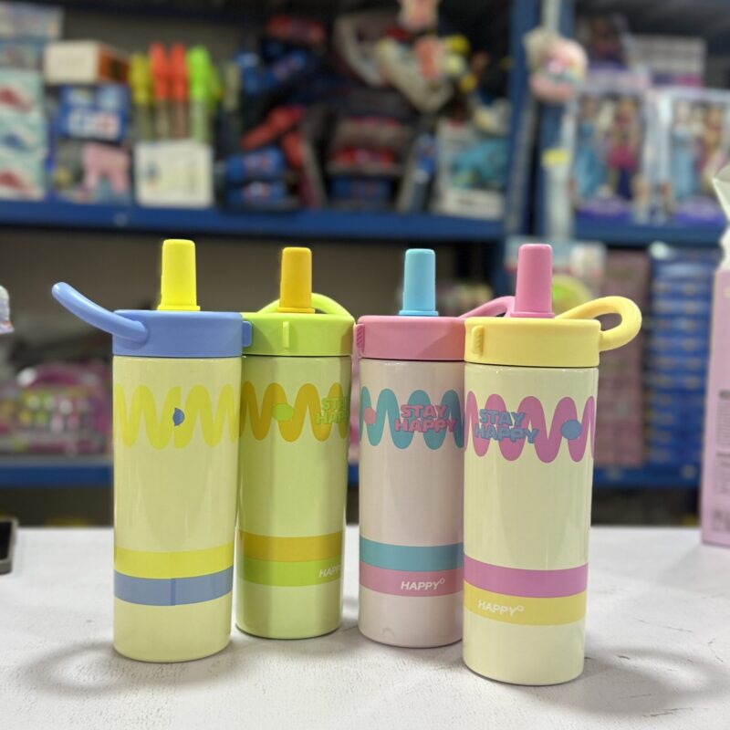 coloured  water flask for kids