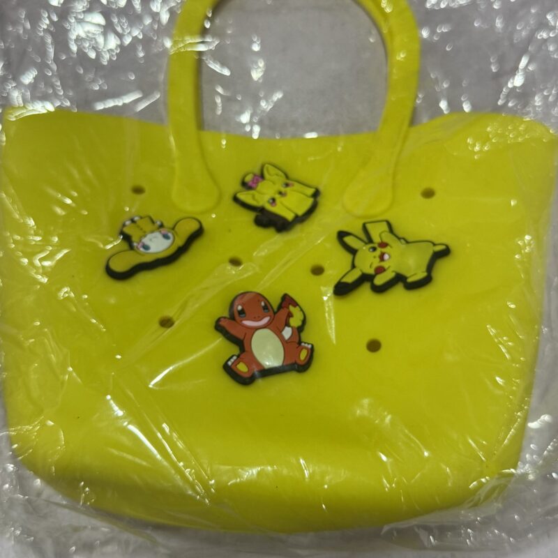 croc bag with jibits