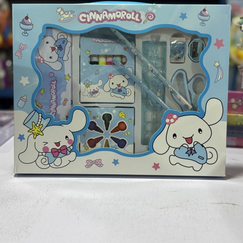 stationery set with scissors