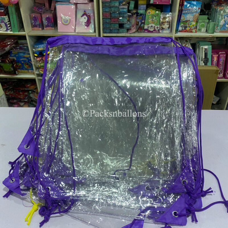 transparent bag