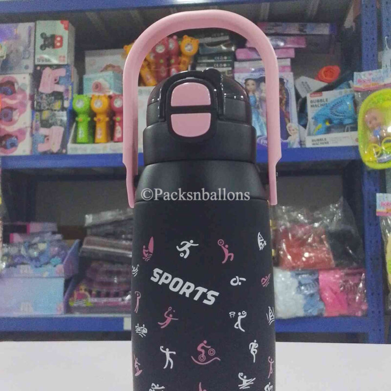 750ml black water bottle