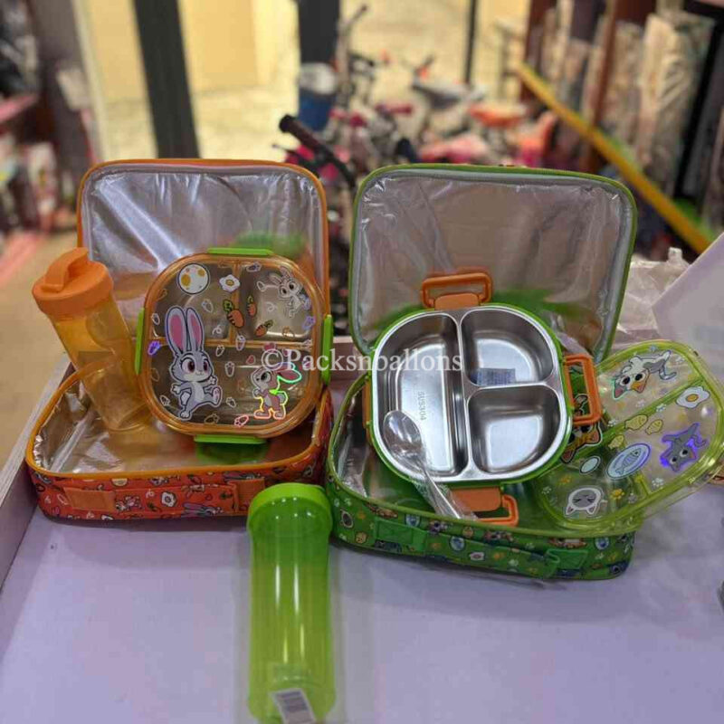 Orange & Green lunch box