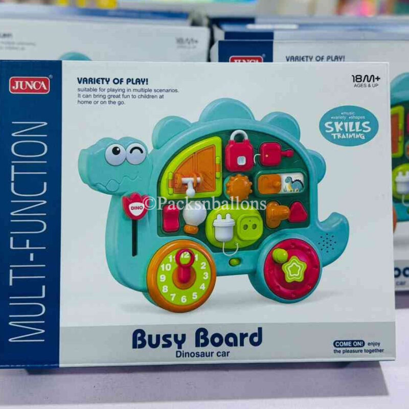 BUSY BOARD DINOSAUR CAR