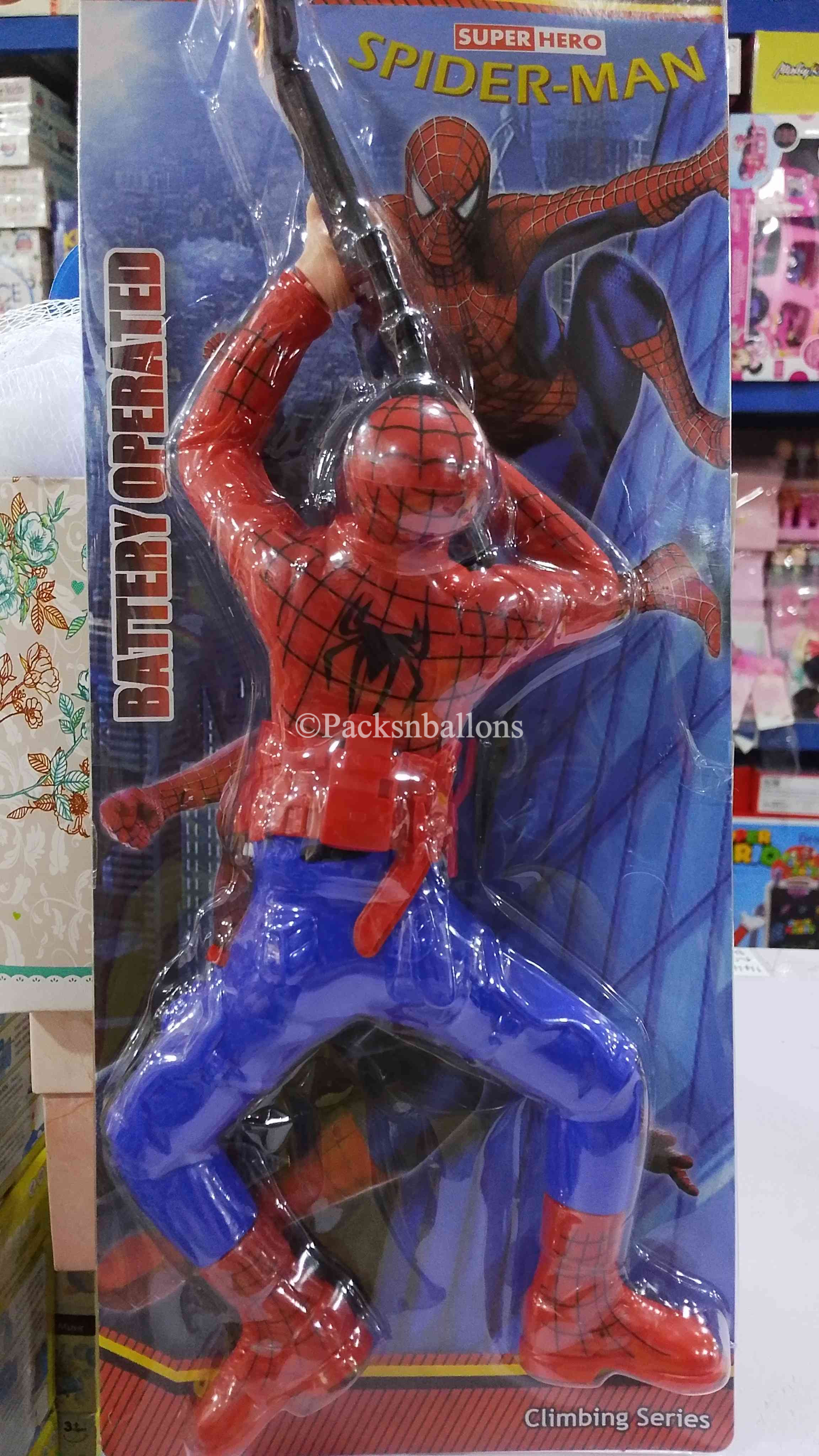spiderman climbing series